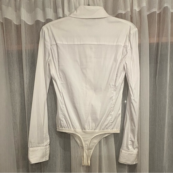 Bailey 44 Collared Bodysuit Hook & Eye Closures Size XS - Picture 3 of 8